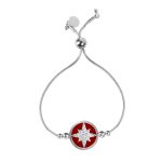 Bracelet Of Compass - Silver - Gambar 4