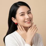 Earrings Of Axe - Red - Gambar 2