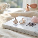 Earrings Of Axe - Rosegold