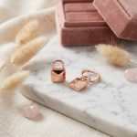 Earrings Of Padlock - Rosegold