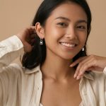 Earrings Of Padlock - Silver - Gambar 2