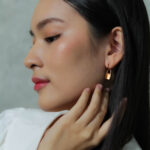 Earrings Of Padlock - Rosegold - Gambar 2